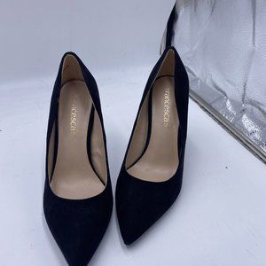 Francesca’s Faux Suede Black Pumps Heels Shoes Sz. 8.5
